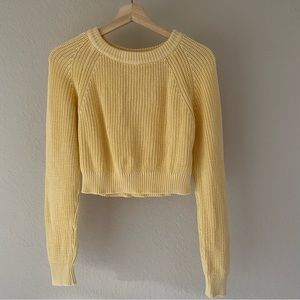 Brandy Melville Yellow Sweater One Size
